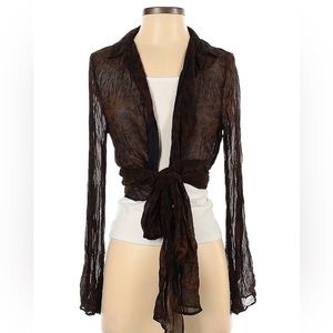 Free People sheer sexy wrap